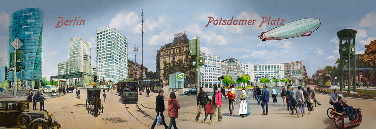 Der Potsdamer Platz, Alexander Kupsch und Sara Contini-Frank